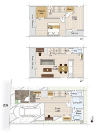 新築分譲住宅　瑞穂区薩摩町1期　3号棟